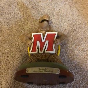 Two piece. umd mascot testudo the turtle statue
